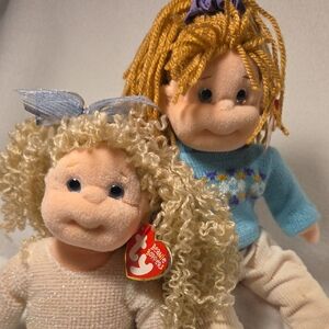 Cool Cassidy + Sassy Star Ty Beanie Boppers Collection Soft Doll Pair